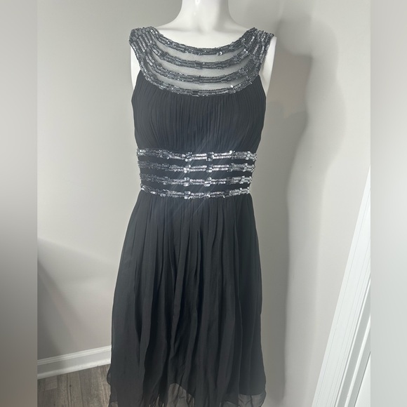 Adrianna Papell Dresses & Skirts - ADRIANNA PAPELL BLACK SEQUIN DRESS-4 PRELOVED